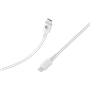 Câble Tissé USB C / USB C 3A 1.2m PD 60W Blanc Bigben
