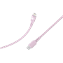 Câble Tissé USB C / Lightning 3A 1.2m PD 60W Rose Bigben