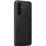 Coque Samsung Galaxy A56 5G Card Slot Porte-carte intégré Noire Samsung