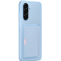 Coque Samsung Galaxy A56 5G Card Slot Porte-carte intégré Bleue Arctique Samsung
