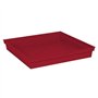 Soucoupe - EDA - Toscane - 40 cm - Rouge rubis - Plastique