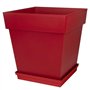 Soucoupe - EDA - Toscane - 40 cm - Rouge rubis - Plastique