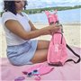 BRIGHT STARS Rehausseur de chaise, vert,  pliable, nomade, de voyage, Léger et facile a nettoyer, Sac de transport inclus