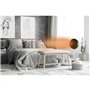 Chauffage céramique turbo sur pied - 2000 W - DOMO - DO7349H - 34 x 28 x 81 cm - Noir