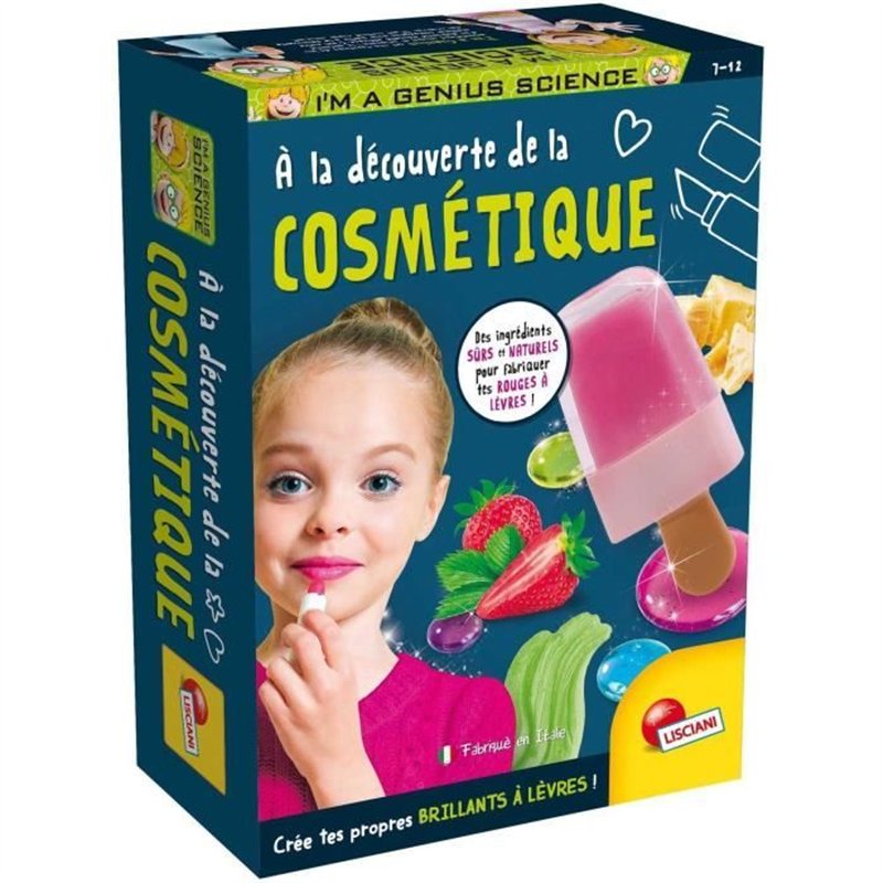 Découverte de la cosmétique - Kit Scientifique - I'M A GENIUS POCKET - Ingrédients naturels, Recettes variées