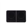Plaque Induction Posable - MEDION MD18493 - 2 Foyers - 3500W - 60/240°C - 8 Programmes - L 59 x P 36 x H 6 cm - Blanc/Noir