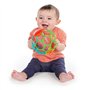 BRIGHT STARS Oball Baton de pluie facile a saisir Jouet pour nourrissons sans BPA, rouge, jaune, vert et bleu, pour les nouveaux