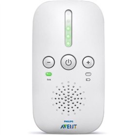 Ecoute-bébé - PHILIPS AVENT - Audio DECT - Gris/Blanc - Portée 300m - Volume réglable - Autonomie 24h