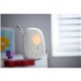 Ecoute-bébé - PHILIPS AVENT - Audio DECT - Blanc - Ecran LCD - Capteur de température - Veilleuse