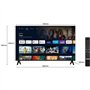 TCL 32FHD7900 - TV LED 32 (81 cm) - Full HD 1920x1080 - HDR10 - TV connecté Android - 2xHDMI 1.4 - WiFi