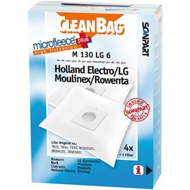 Sac de Rechange pour Aspirateur Scanpart M 130 LG 6 LG 4UD