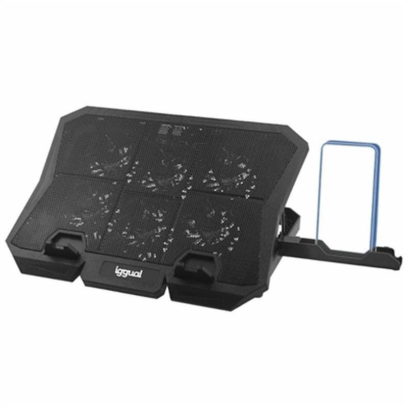 Support de refroidissement pour ordinateur portable iggual IGG319703 Noir