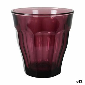 Set de Verres Duralex Picardie Violet 4 Pièces 250 ml (12 Unités)
