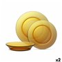 Service de Vaisselle Duralex Lys Ambre 18 Pièces (2 Unités)