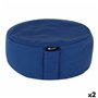 Coussin LongFit Sport Longfit sport Yoga Bleu 33 x 13 cm (2 Unités)