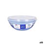 Panier-repas rond avec couvercle Duralex   Verre Bleu Ø 14 cm (16 Unités)  