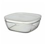 Panier-repas carré avec couvercle Duralex FreshBox 3 L 23 x 23 x 9 cm (4 Unités)  