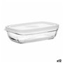 Boîte à lunch Duralex FreshBox Transparent 15 x 10 x 4 cm (12 Unités)