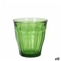 Set de Verres Duralex Picardie Vert 6 Pièces 250 ml (12 Unités)
