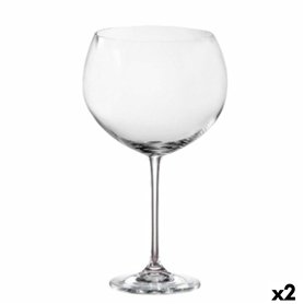 Set de Verres pour Gin Tonic Bohemia Crystal Enebro 850 ml 4 Pièces (2 Unités) (4 Unités)