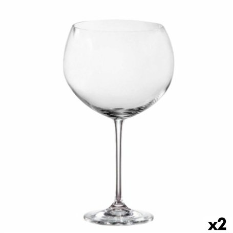 Set de Verres pour Gin Tonic Bohemia Crystal Enebro 850 ml 4 Pièces (2 Unités) (4 Unités)