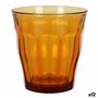 Set de Verres Duralex Picardie Ambre 4 Pièces 310 ml (12 Unités)