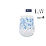 Set de Verres LAV GAIA 4 Pièces (6 Unités)