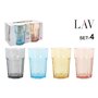 Set de Verres LAV ARAS 4 Pièces (6 Unités)