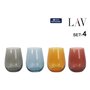 Set de Verres LAV GAIA 4 Pièces (6 Unités)