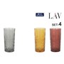 Set de Verres LAV ODIN 4 Pièces (6 Unités)