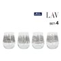 Set de Verres LAV GAIA 4 Pièces (6 Unités)