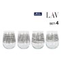 Set de Verres LAV GAIA 4 Pièces (6 Unités)