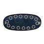 Plat à Gratin La Mediterránea Almudena Bleu Oblongue 29 x 13,5 x 2,4 cm (24 Unités)