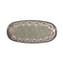 Plat à Gratin La Mediterránea Almudena Gris Oblongue 25 x 12 x 2,2 cm (24 Unités)