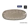 Plat à Gratin La Mediterránea Almudena Gris Oblongue 29 x 13,5 x 2,4 cm (24 Unités)