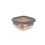 Boîte à lunch hermétique MasterChef Gris Transparent Carré 530 ml (12 Unités)