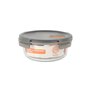 Boîte à lunch hermétique MasterChef Gris Transparent Ronde 970 ml (6 Unités)