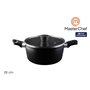 Casserole avec Couvercle MasterChef 28 cm (4 Unités)