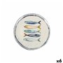 Assiette plate La Mediterránea Peixe Ø 26 cm (6 Unités)
