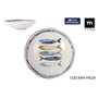 Assiette creuse La Mediterránea Peixe Ø 21 cm (12 Unités)
