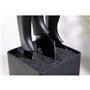Couteau à éplucher les légumes MasterChef Noir Argenté 11,5 cm (24 Unités)