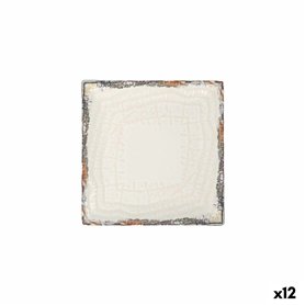 Assiette à dessert La Mediterránea Albus 18 x 18 x 2 cm (12 Unités)