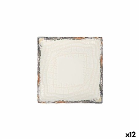 Assiette à dessert La Mediterránea Albus 18 x 18 x 2 cm (12 Unités)