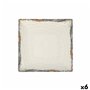 Assiette plate La Mediterránea Albus 24 x 24 x 2 cm (6 Unités)
