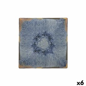 Assiette plate La Mediterránea Aelia 24 x 24 x 2 cm (6 Unités)