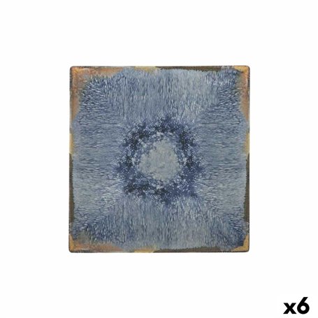 Assiette plate La Mediterránea Aelia 24 x 24 x 2 cm (6 Unités)