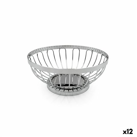 Corbeille à Pain My Bar Argenté Métal 17,5 X 7 CM (12 Unités)