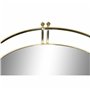 Plateau apéritif DKD Home Decor 21,5 x 21,5 x 5,5 cm Miroir Doré Métal Glam