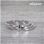 Bague en Argent Massif 925 et Zirconites Three Hûggot