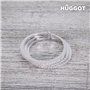Bague en Argent Massif 925 et Zirconites Three Hûggot
